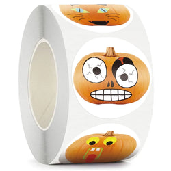 100-500pcs 6 Designs Cartoon Halloween Thank You Stickers Seal Labels For Package Decoration Party Cute Stationery Sticker (ONLINE ORDER ONLY)