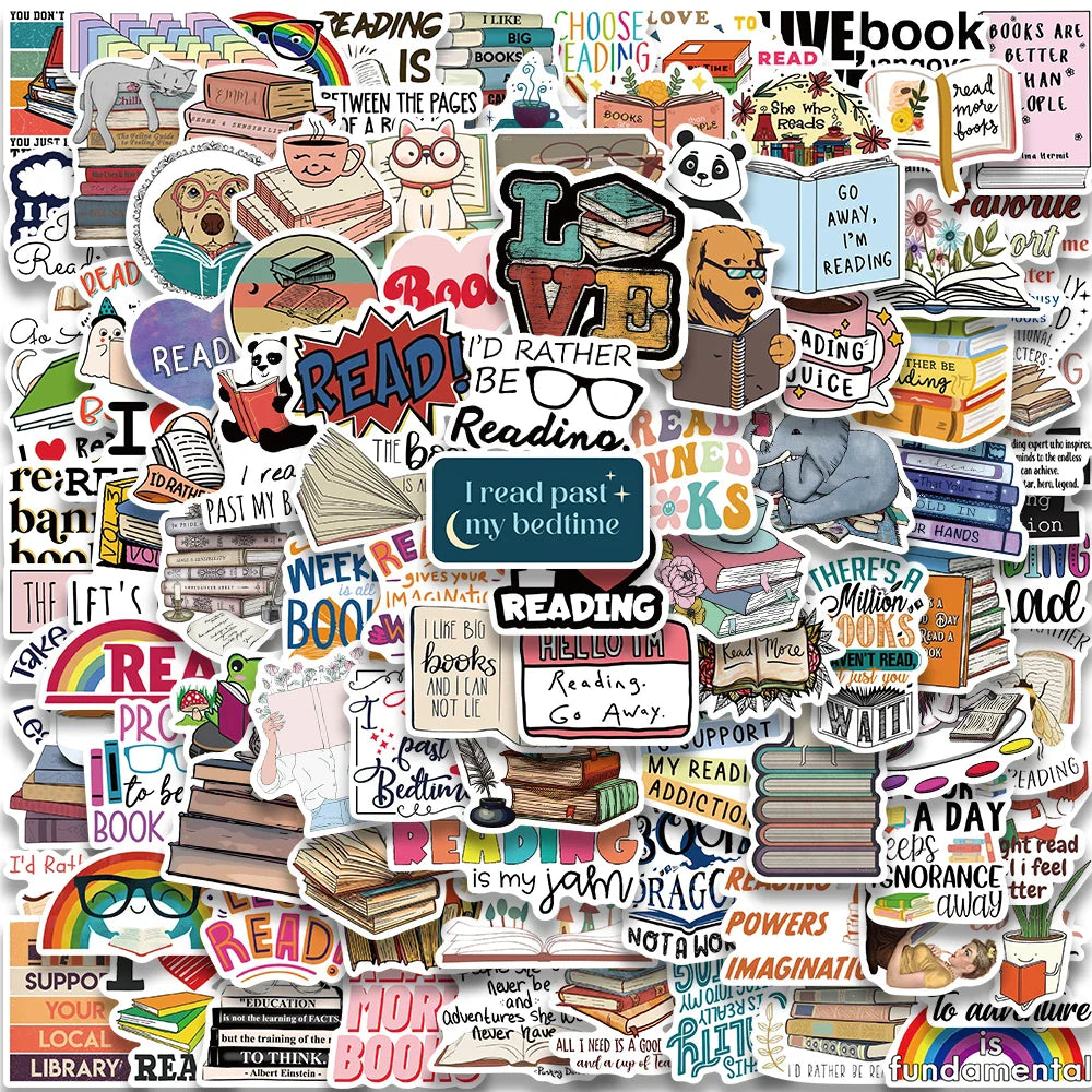 50pcs Cartoon Sticker Pack for Notebook, Laptop, Skateboard, Luggage, Motorcycle (Online Order Only)