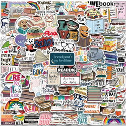 50pcs Cartoon Sticker Pack for Notebook, Laptop, Skateboard, Luggage, Motorcycle (Online Order Only)