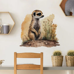 African Savannah Meerkat Wall Stickers Kids Room Decor (Online Order Only)