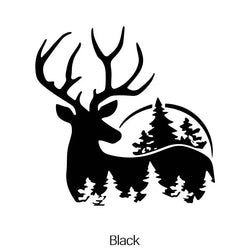 Deer & woods Stickers Forest Animals Self-adhesive Vinyl Car Decals，Perfect for Automobiles, Motorcycles, Trucks & Laptops! (ONLINE ORDER ONLY)