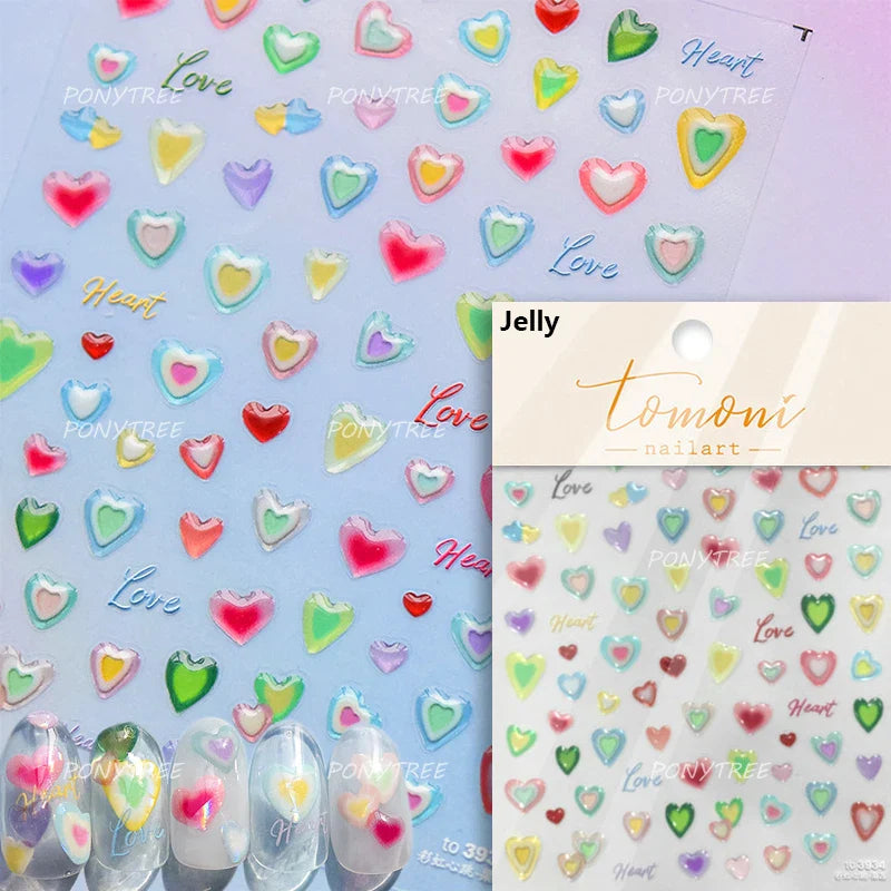 Cute Kapibala Halo Dyeing Kabibara Giant Rat Guinea Pig Cavy Lovely Expression Orange Adhesive Nail Art Stickers Manicure Decals (ONLINE ORDER ONLY)
