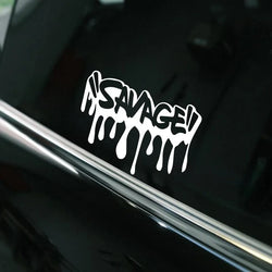 "SAVAGE"Sticker,Car Stickers, Vinyl Decals - For Cars, Trucks, Walls, Laptops, Windows, Motorcycles, Bumpers Or Crafts (ONLINE ORDER ONLY)
