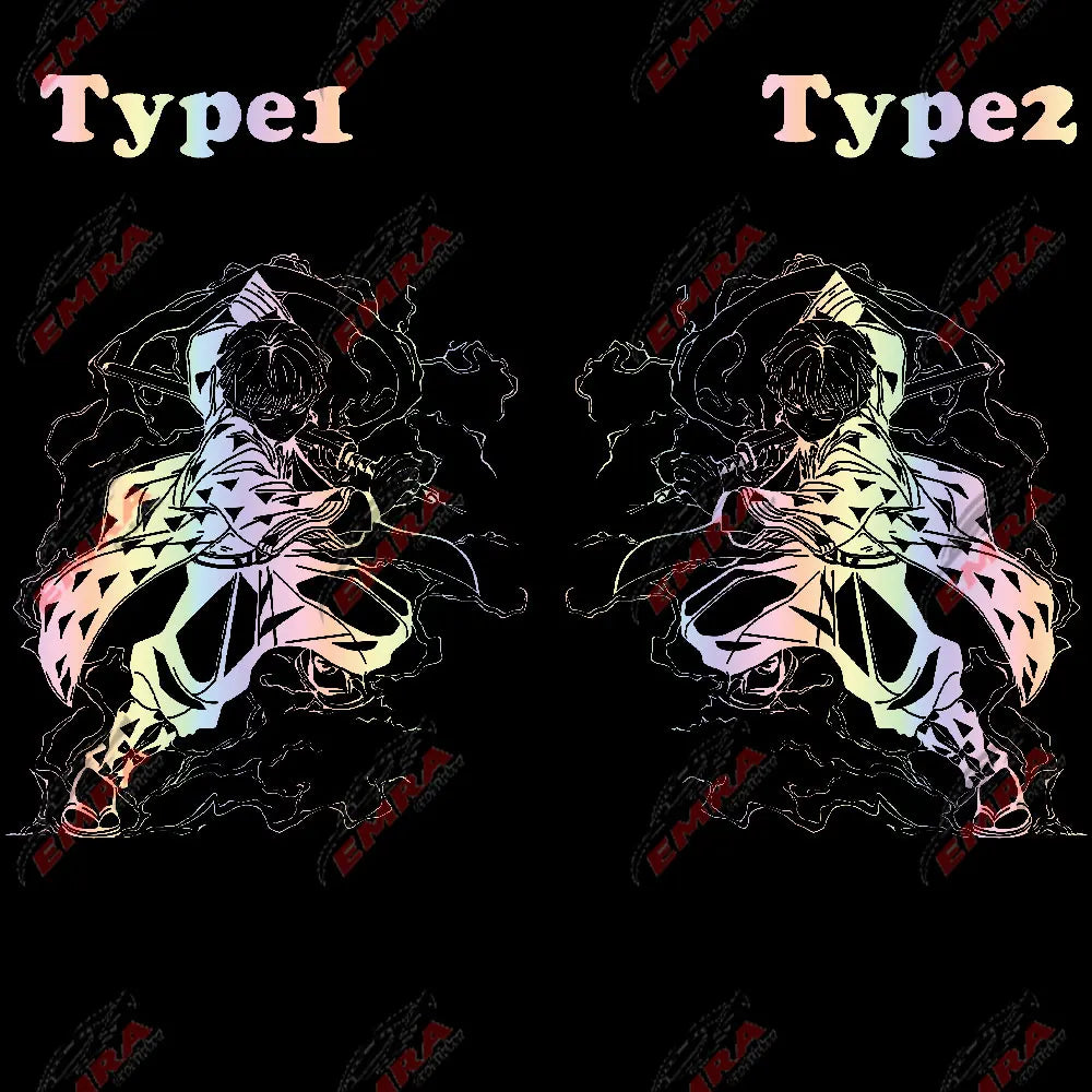 Anime Sticker For Car Sticker Decoration Window Body Hood Creative Personality Big Stickers Die Cutting PVC Vinyl Decals (ONLINE ORDER ONLY)