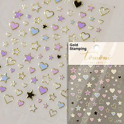 Dreamy Moon Star Cloud Butterfly Starrylight Rhinestone 5D Soft Embossed Relief Nail Art Sticker 3D Decal Decoration Manicure (ONLINE ORDER ONLY)