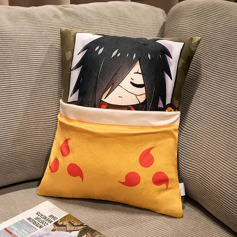 Naruto Anime Plush Pillow: Kakashi & Naruto Soft Doll Toy (ONLINE ORDER ONLY)