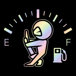 Funny Full Gas Gauge Sticker for Car Fuel Tank Cap Door Decoration Automotive Supplies Outdoor Stickers Pvc Vinyl Decals (ONLINE ORDER ONLY)