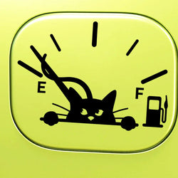 Peeping Cat Full Gas Gauge Sticker for Car Fuel Tank Cap Door Decoration Automotive Supplies Outdoor Stickers Pvc Vinyl Decals (ONLINE ORDER ONLY)