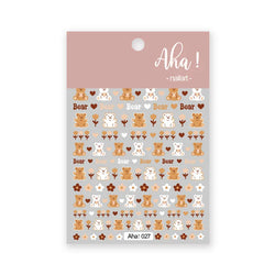 1pc Cute White Cloud Nail Stickers Ultra Thin Nail Art Stickers Self Adhesive Decals Star Moon/Flower/Clouds Kawaii Nail Decals (Online Order Only)