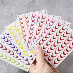 9/18pcs Gradient Color Line Design Nail Art Stickers 3D Dopamine Y2K French Nail Decals Self-Adhesive Ombre Manicure Decor Foils (Online Order Only)