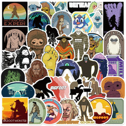 50PCS Outdoor Orangutan Graffiti Stickers Laptop Phone Guitar Notebook Suitcase Cup Waterproof Cartoon Sticker Toy (Online Order Only)