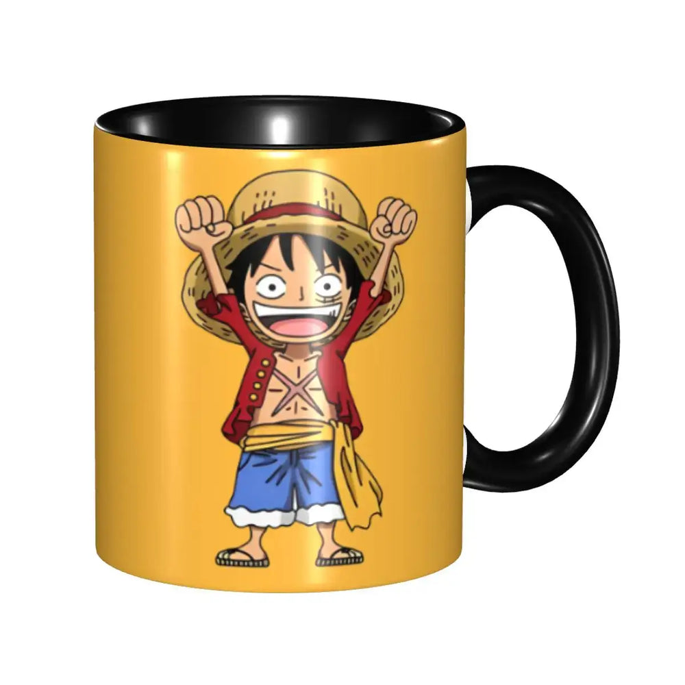Kid's Luffy One Piece Mug: Cartoon Anime Water Cup Gift (ONLINE ORDER ONLY)