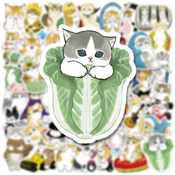 Cute Cat Stickers Pack for Laptop, Luggage, Skateboard, DIY, Kids Gift (ONLINE ORDER ONLY)