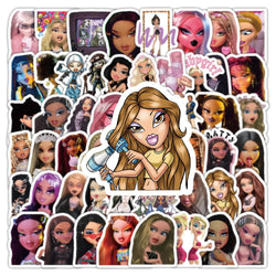 10/30/50/100PCS Bratzillaz Stickers Funny Cartoon Sticker Decals DIY Scrapbook Luggage Laptop Phone Car Bike Skateboard Kids Toy (ONLINE ORDER ONLY)