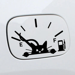 Peeping Cat Full Gas Gauge Sticker for Car Fuel Tank Cap Door Decoration Automotive Supplies Outdoor Stickers Pvc Vinyl Decals (ONLINE ORDER ONLY)