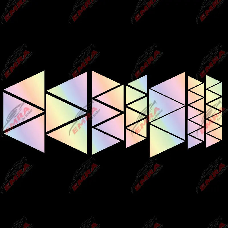 Angular Shape Sticker For Car Motorcycle Sticker Decoration Side Camouflage Kit Wrap Camo Tuning Styling Waterproof Vinyl Decals (ONLINE ORDER ONLY)