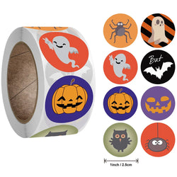 100-500pcs Halloween Sticker Sealing Label Stickers Adhesive Sticker For Gifts Handmade Envelope DIY Stationery Stickers (ONLINE ORDER ONLY)