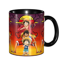 Kid's Luffy One Piece Mug: Cartoon Anime Water Cup Gift (ONLINE ORDER ONLY)