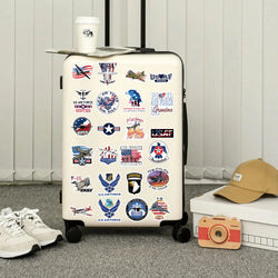10/50Pcs Cool United States Air Force USAF Stickers Graffiti Decals DIY Motorcycle Laptop Tablet Waterproof Car Sticker Packs (ONLINE ORDER ONLY)