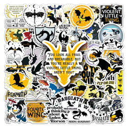 Anime Fantasy Stickers 10/30/50pcs Waterproof for Skateboard Laptop Phone Suitcase Car (Online Order Only)