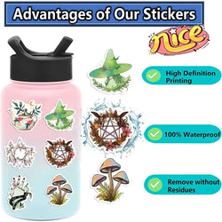 10/30/50PCS Kawaii Forest Witch Decoration Scrapbooking PVC Sticker Aesthetic Korean Stationery School Supplies for Kids (ONLINE ORDER ONLY)