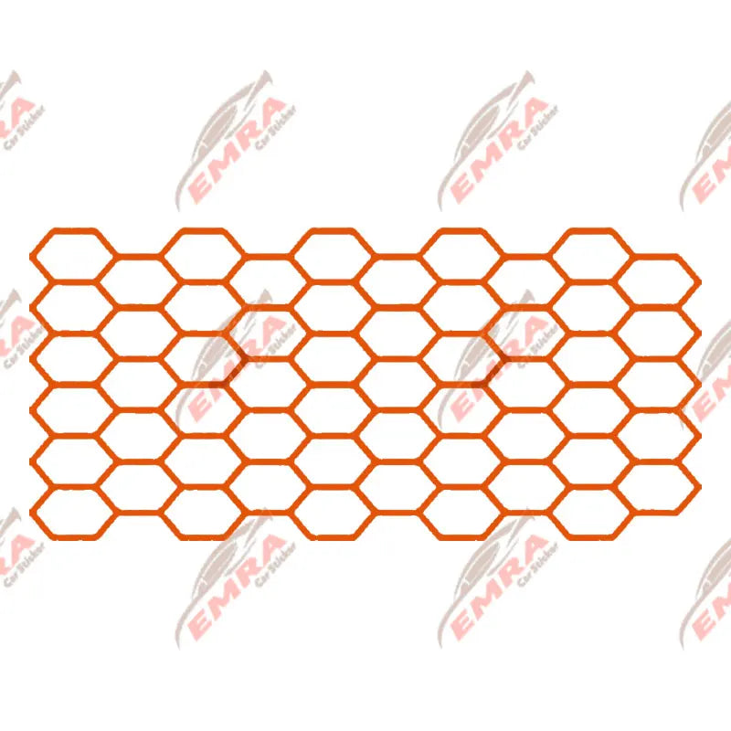 Honeycomb JDM Car Sticker External Accessories Sports Competition Style Decorative Die Cutting PVC Vinyl Decals Fits For Any Car (ONLINE ORDER ONLY)