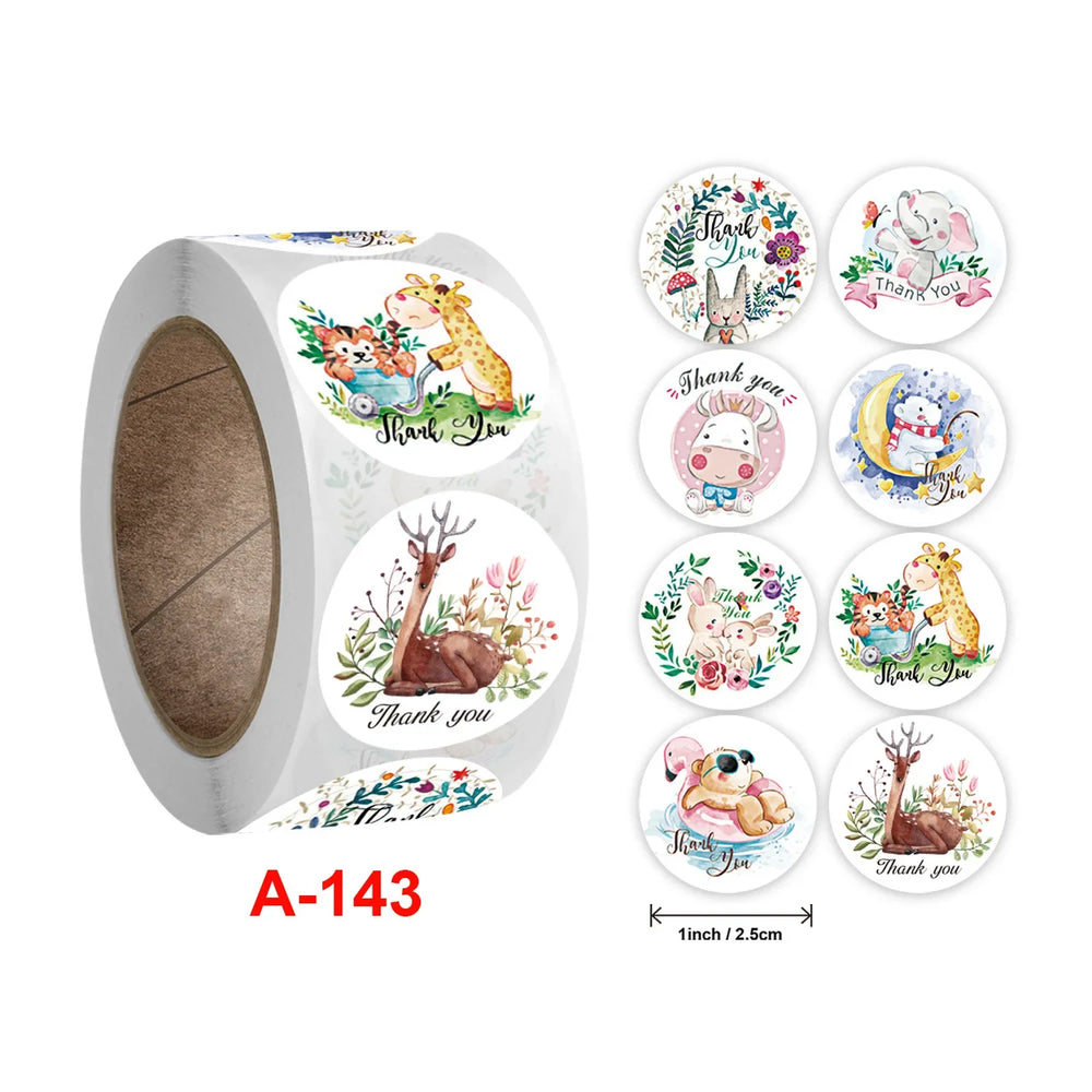 100-500 Pcs Pet Cat Dog Children's Cartoon Animal Stickers Reward Labels Seal DIY Paper Adhesive Gift (ONLINE ORDER ONLY)
