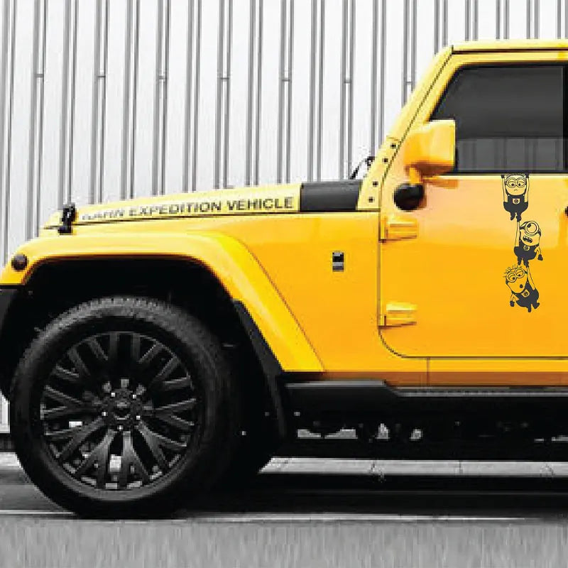 Anime Car Stickers External Accessories For Door Donnet Fashion Stickers Creative Sport PVC Vinyl Decals (ONLINE ORDER ONLY)