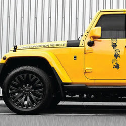 Anime Car Stickers External Accessories For Door Donnet Fashion Stickers Creative Sport PVC Vinyl Decals (ONLINE ORDER ONLY)