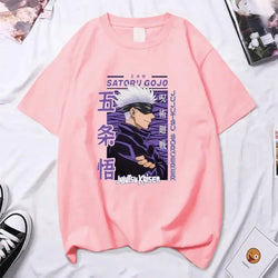Gojo Satoru T-shirt High Quality Y2k Anime Tee (ONLINE ORDER ONLY)