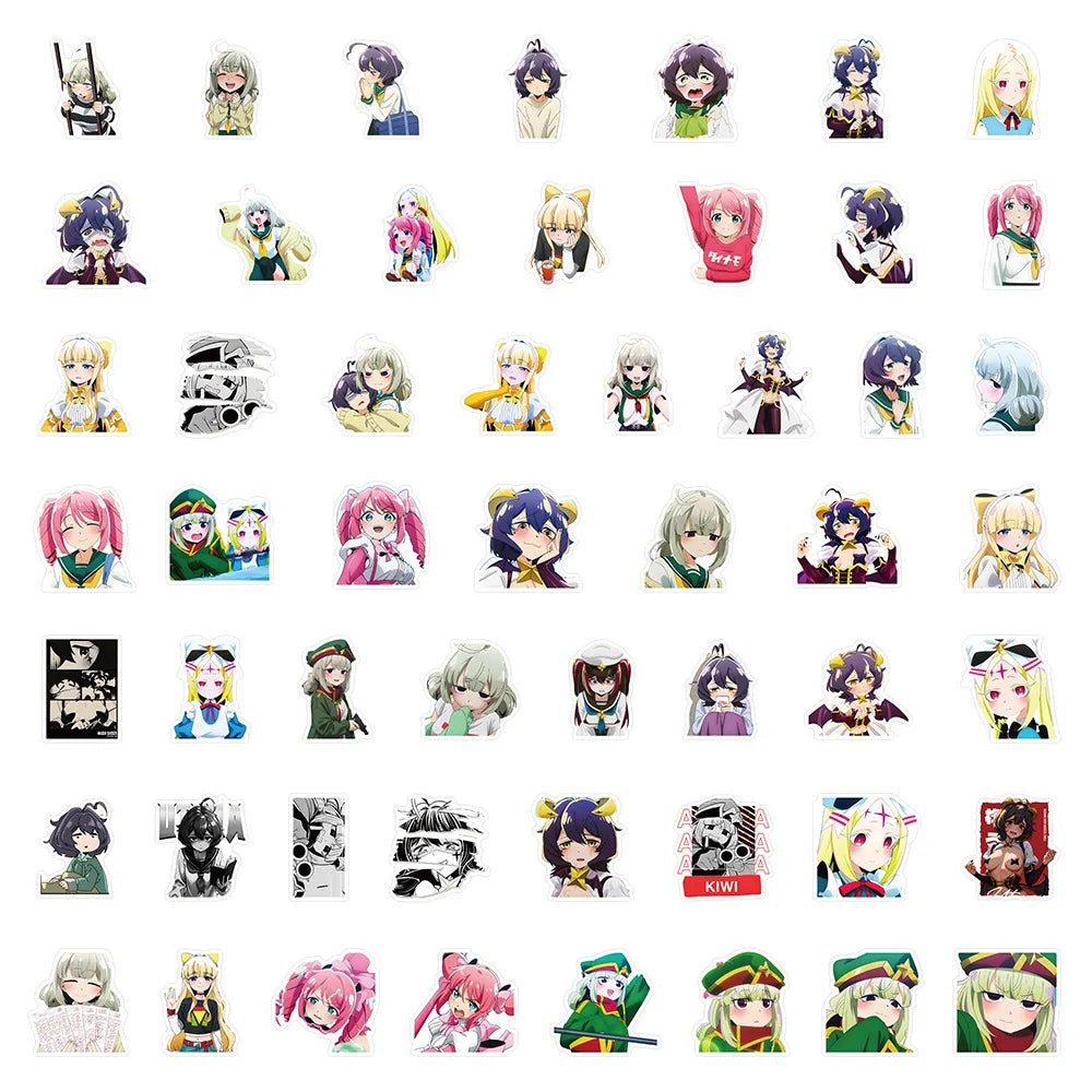 10/30/50PCS Gushing over Magical Girls Stickers Anime Decals Scrapbook Luggage Laptop Guitar Car Bike Skateboard Cartoon Sticker (Online Order Only)