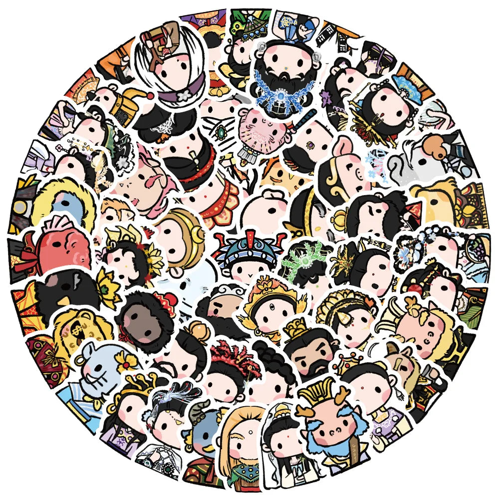 Journey to the West Stickers - Cute Vinyl for Laptop, Car, Luggage, Fridge, Snowboard (10/30/70 Pcs) (ONLINE ORDER ONLY)