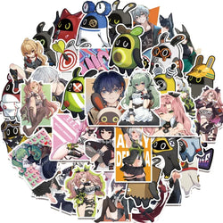 50pcs Absolute Zero Game Graffiti Stickers for Laptop, Phone, Scooter, Cup, Suitcase, Stationery, Refrigerator (Online Order Only)