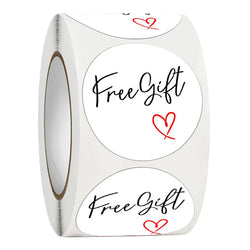 500/pcs Wholesale 5 Color Thank You Stickers Free Gift Gift Box Packaging Decorative Self-adhesive Label Stationarty (ONLINE ORDER ONLY)