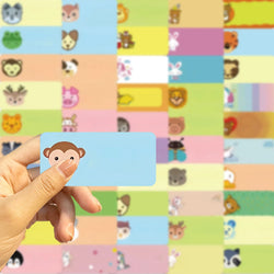 50PCS Animals Cartoon Name Stickers for Toy DIY Luggage Laptop Guitar Skateboard Phone Case Bike Car Sticker (ONLINE ORDER ONLY)