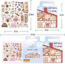 40PCS Early Childhood Education Sticker Book Puzzle Cognitive Development (Online Order Only)