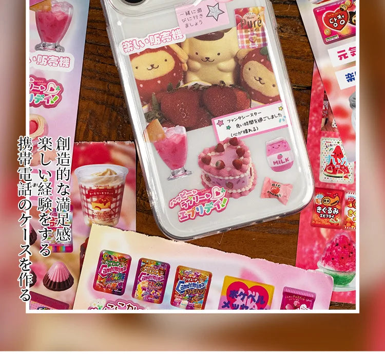 20 Sheets Retro Cut Film Sticker Book Dream Echo Series Y2K Sticker Journal Handbook Scrapbooking Kawaii Decoration Sticker Gift (ONLINE ORDER ONLY)