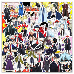 Mashle Anime Stickers: Waterproof PVC for Skateboard, Notebook, Graffiti - 10/30/50PCS (Online Order Only)