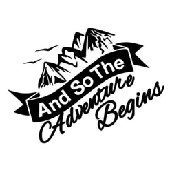Car Adventure Mountain Sticker for Van Camper Caravan Truck Camping Rv Cargo Motorhome Decor Decal Cover Accessories Car Sticker (ONLINE ORDER ONLY)