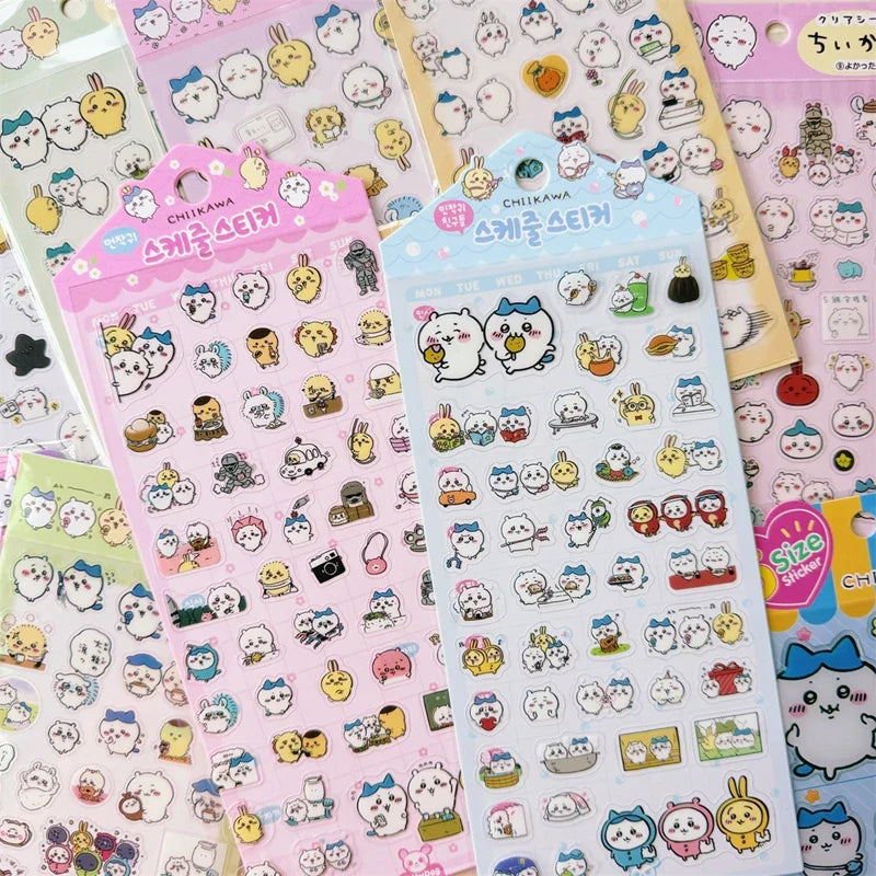1Pc New Cute Cartoon Sticker Kids Toy DIY Material Decoration Stationery Stickers Idol Card Deco Scrapbook (ONLINE ORDER ONLY)