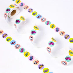 500PCS Cartoon Speed Car Sticky Paper Sticker Labels Thank You Sticker Sealing Stationery Supplies DIY Decoration Scrapbooking (ONLINE ORDER ONLY)