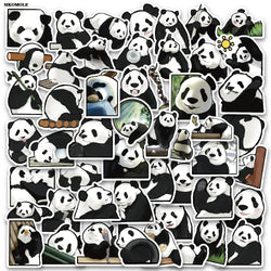 Cartoon Panda Stickers for Kids DIY Notebook Bike Laptop Skateboard Decor (ONLINE ORDER ONLY)