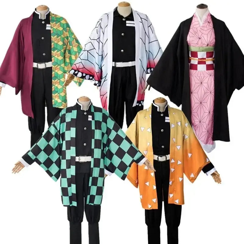 New Demon Slayer Cosplay: Kids Tanjiro & Nezuko Costume (ONLINE ORDER ONLY)