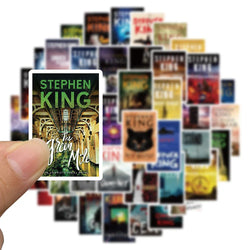 10/30/50PCS Mix Stephen Edwin King Horror Novel Stickers Poster Decals DIY Motorcycle Laptop Notebook Phone Bike Graffiti Toys (Online Order Only)