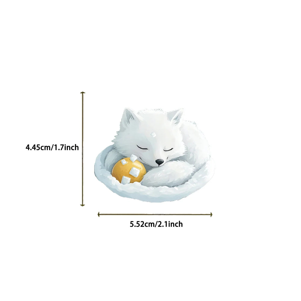 50pcs Sleeping Animals Cartoon Stickers Perfect for Scrapbooking Diaries Laptops Bumpers Water Bottles Computers Phones Sticker (Online Order Only)