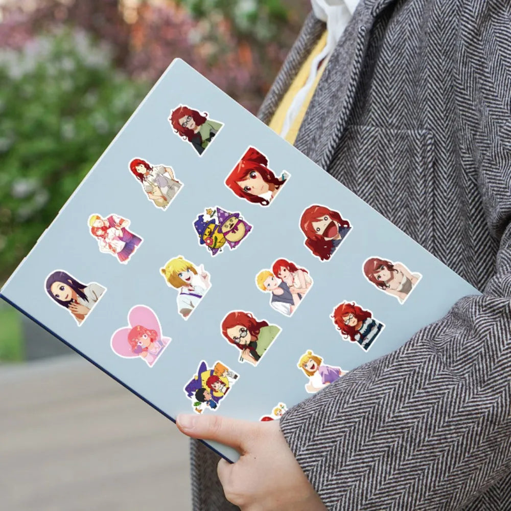 10/50pcs Anime Romantic Killer Diverse Plot Stickers Cartoon Graffiti Waterproof Luggage Suitcase Notebook Motorbike Sticker Toy (Online Order Only)