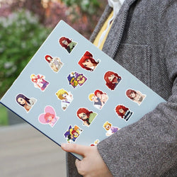 10/50pcs Anime Romantic Killer Diverse Plot Stickers Cartoon Graffiti Waterproof Luggage Suitcase Notebook Motorbike Sticker Toy (Online Order Only)