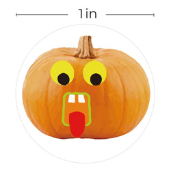 100-500pcs 6 Designs Cartoon Halloween Thank You Stickers Seal Labels For Package Decoration Party Cute Stationery Sticker (ONLINE ORDER ONLY)