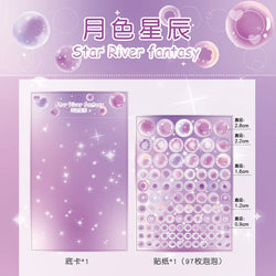 1pcs Cute Colorful Bubble Series Stickers Ins Basis Dot Laser Decoration Sticker Diary Scrapbooking DIY Album Kawaii Stationery (ONLINE ORDER ONLY)