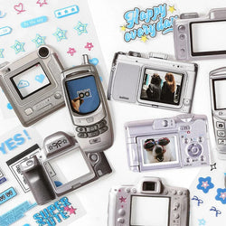 15pcs/lot American Style Retro Material Pack Paper Card Decorative Sticker for Photo Frame Planner Journal DIY Collage (ONLINE ORDER ONLY)